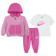 Nike Παιδικές φόρμες σετ Logo-Print 3-Piece Sports Suit Set
